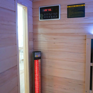 Eden Premium 4 Person Full Spectrum Infrared Sauna - Hyper Wellbeing