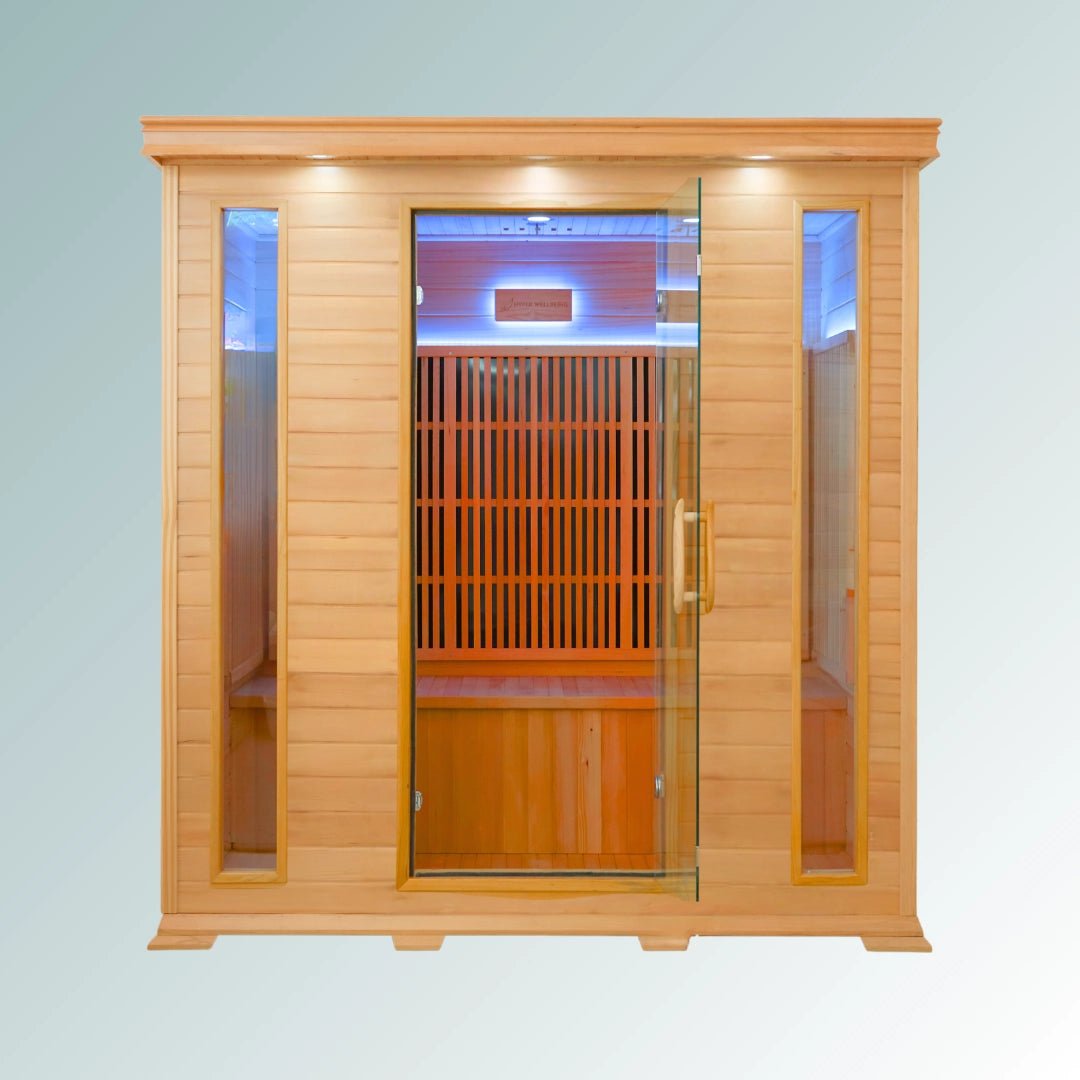Eden Premium 4 Person Full Spectrum Infrared Sauna - Hyper Wellbeing