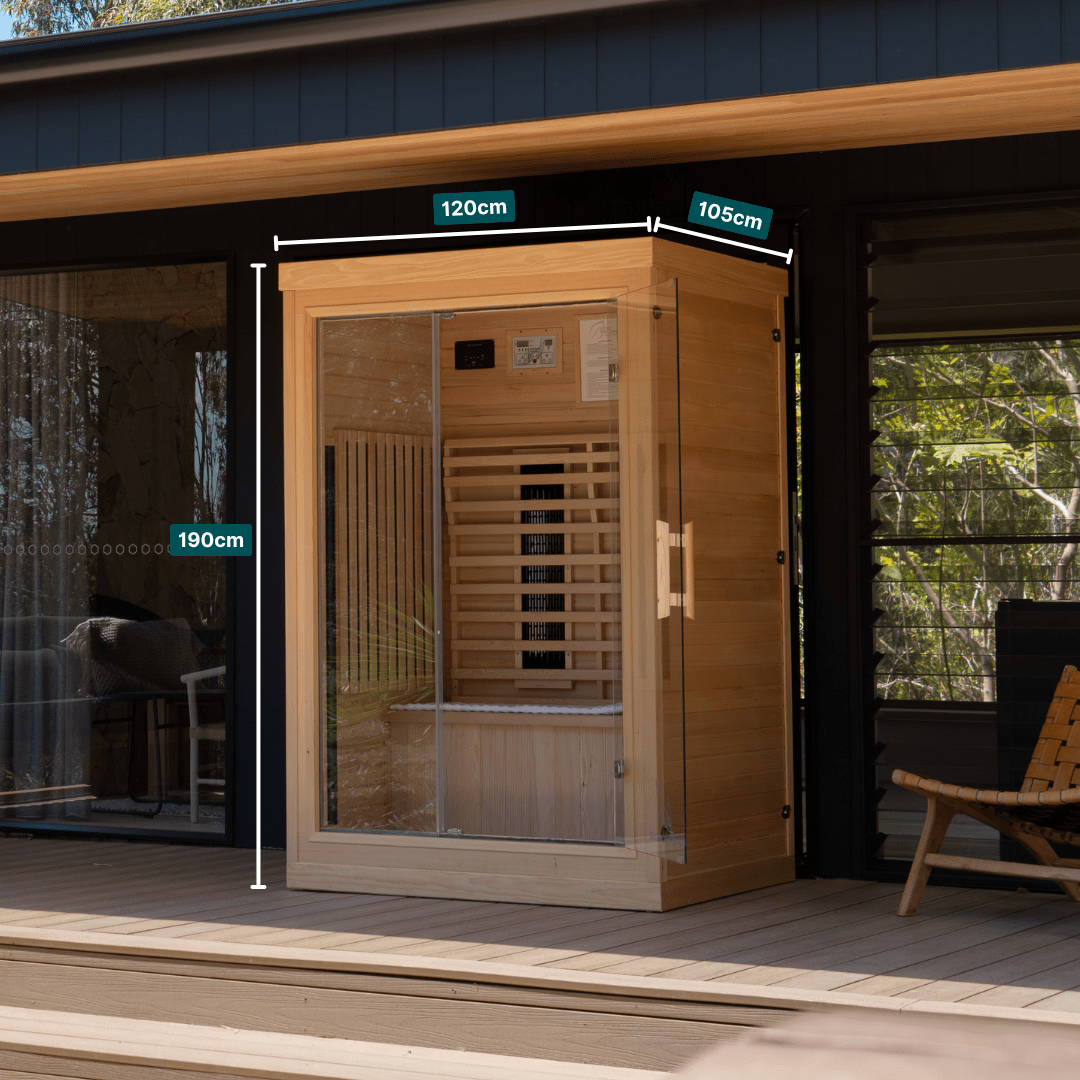 Harmony Premium 2 Person Full Spectrum Infrared Sauna - Hyper Wellbeing