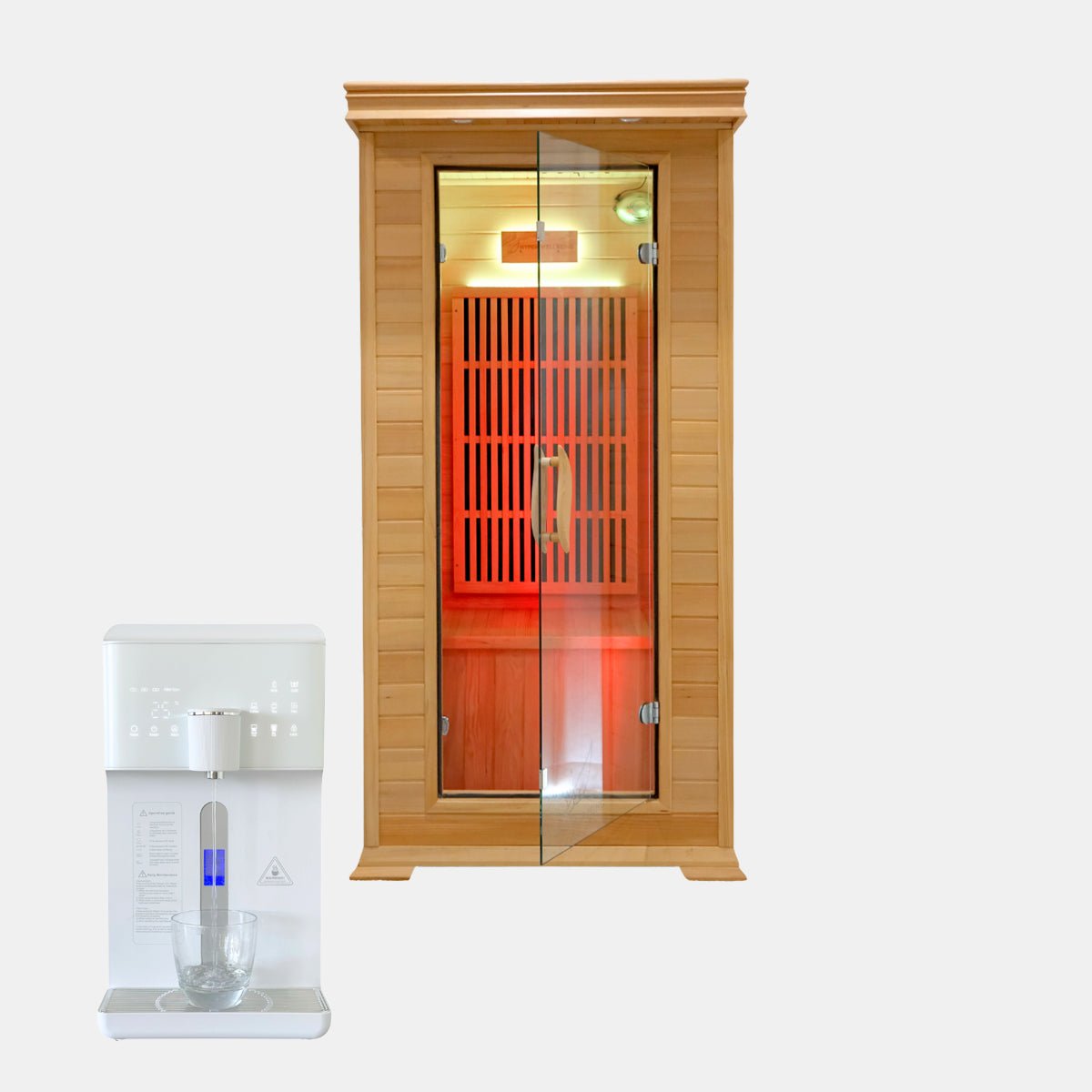 Hyper Detox Bundle: 1-Person Infrared Sauna & BioStream™ Water Filter - Hyper Wellbeing