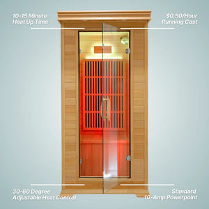 Hyper Detox Bundle: 1-Person Infrared Sauna & BioStream™ Water Filter - Hyper Wellbeing