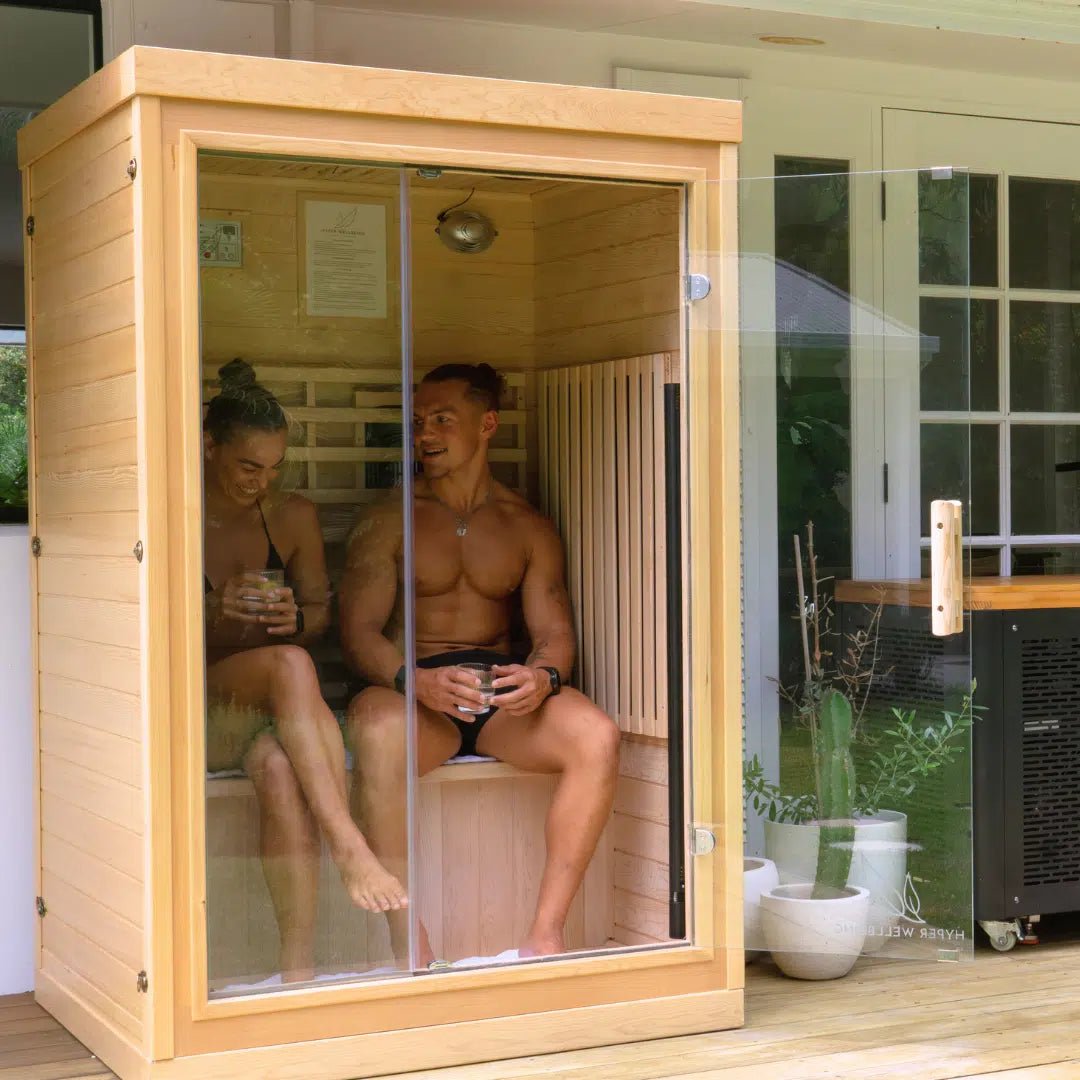 Hyper Detox Bundle: 2-Person Infrared Sauna & BioStream™ Water Filter - Hyper Wellbeing