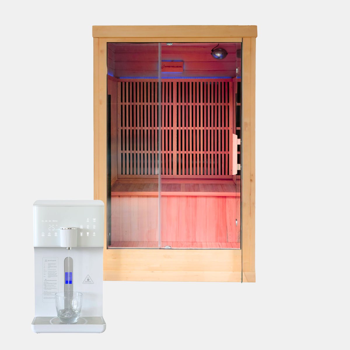 Hyper Detox Bundle: 2-Person Infrared Sauna & BioStream™ Water Filter - Hyper Wellbeing