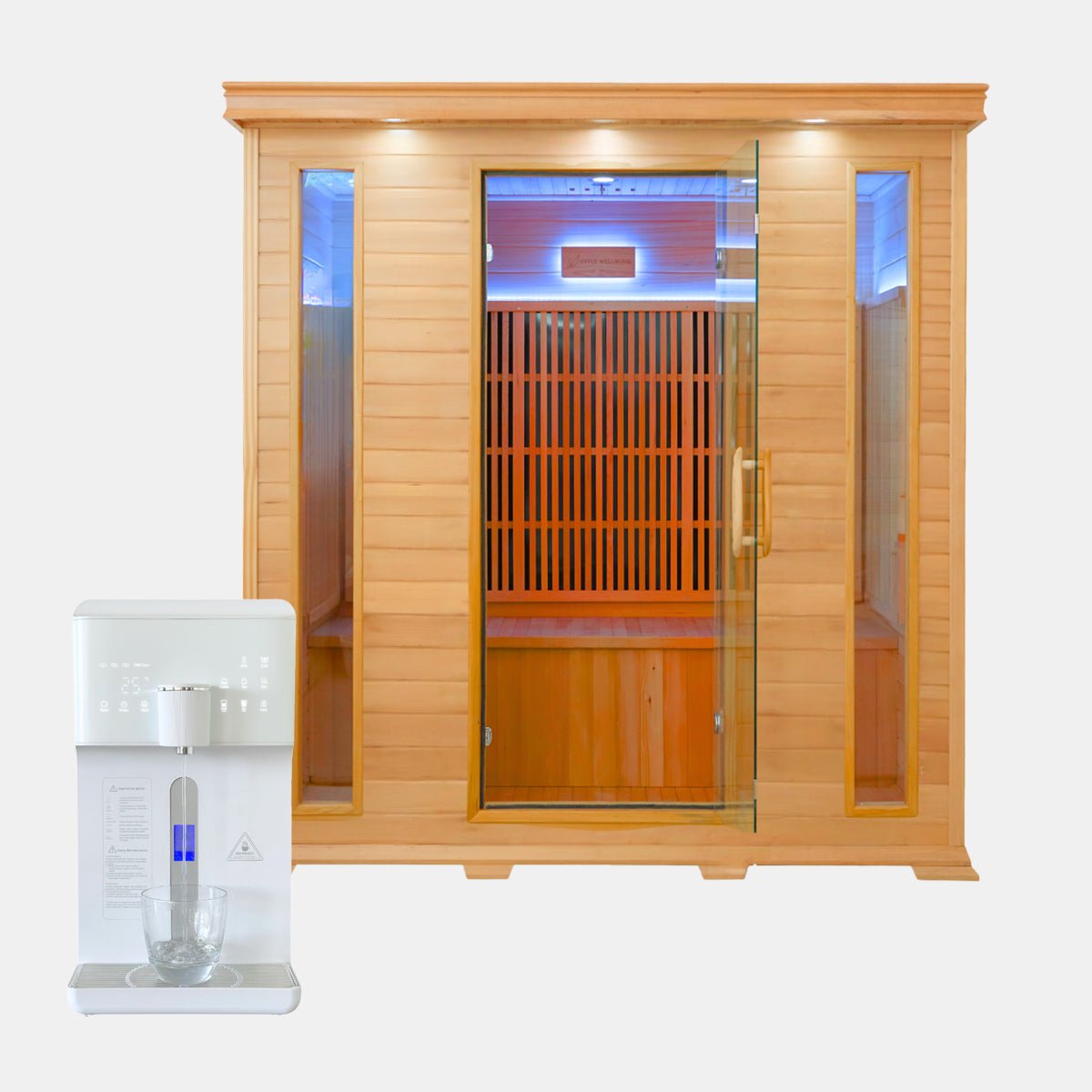 Hyper Detox Bundle: 4-Person Infrared Sauna & BioStream™ Water Filter - Hyper Wellbeing