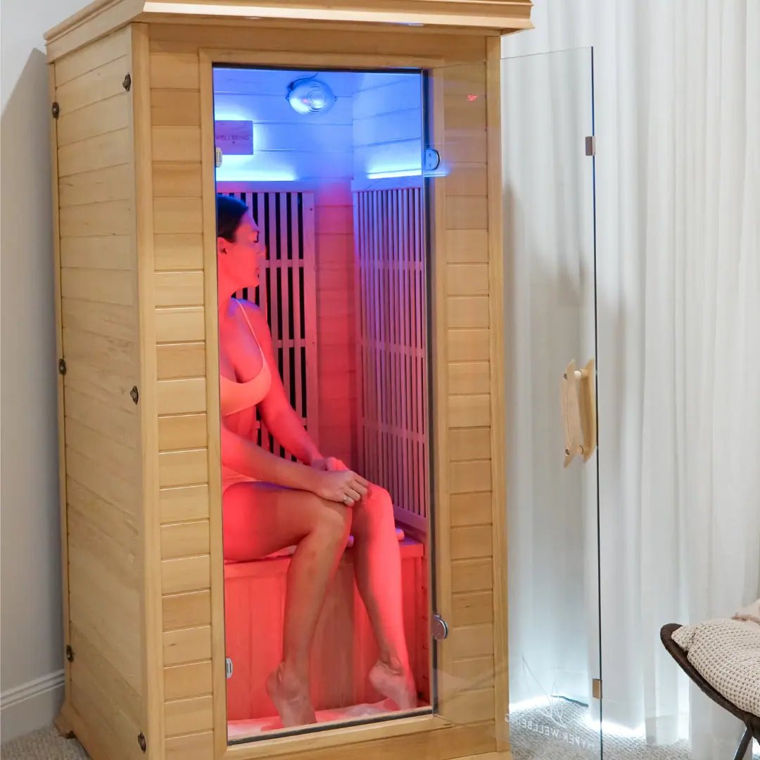 Pixie Premium 1 Person Full Spectrum Infrared Sauna - Hyper Wellbeing