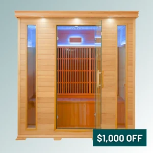 Eden Premium 4 Person Full Spectrum Near & Far Infrared Sauna